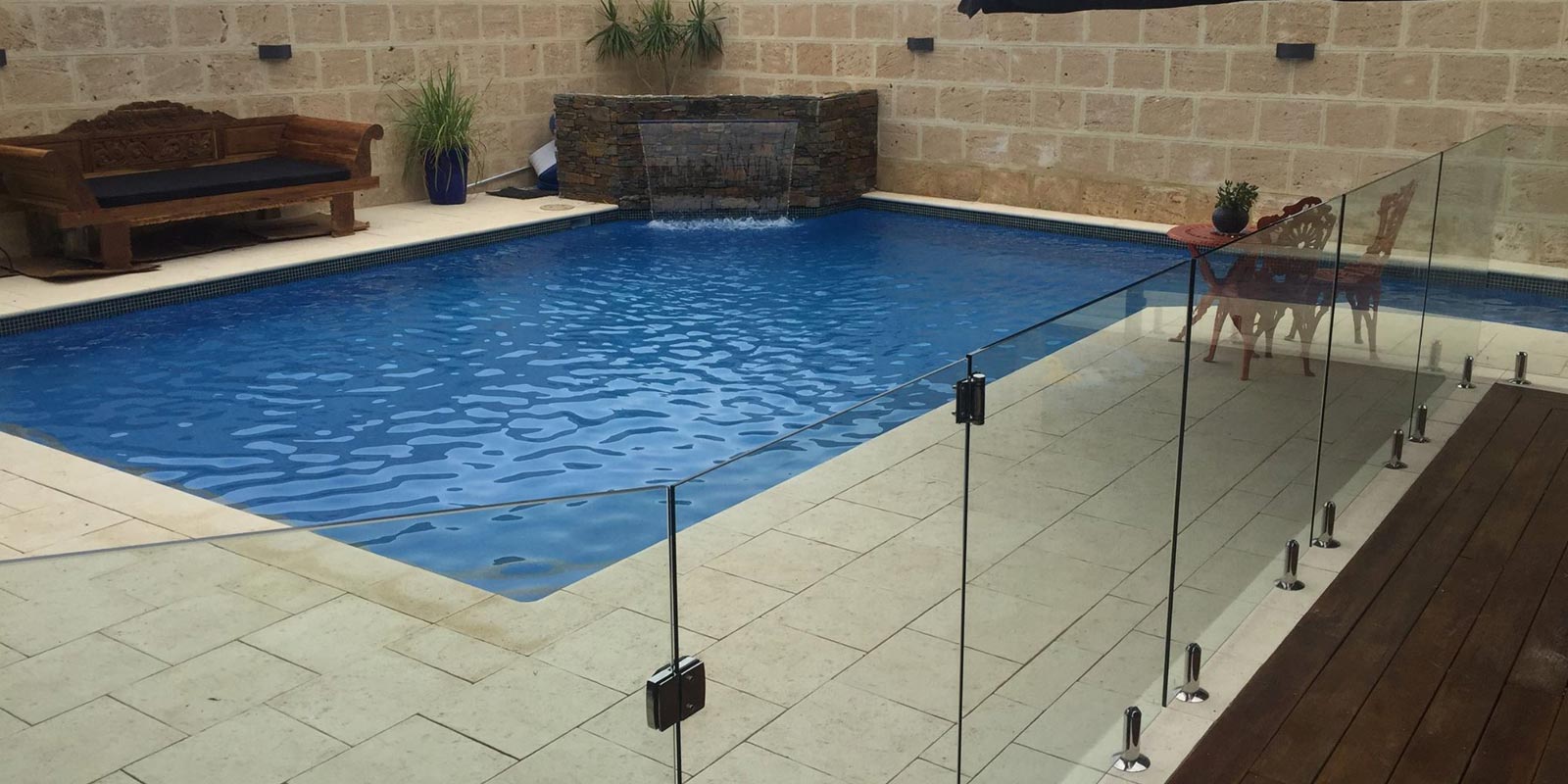 Glass Frameless Pool Fence 